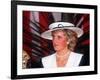 Princess Diana at the Guildhall to Receive Freedom of the City of London July 1987-null-Framed Photographic Print