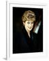 Princess Diana at the Relaunch of Birthright Charity November 1993-null-Framed Photographic Print