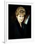 Princess Diana at the Relaunch of Birthright Charity November 1993-null-Framed Photographic Print