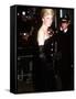 Princess Diana at the Royal Premiere of Dangerous Liaisons in London March 1989-null-Framed Stretched Canvas