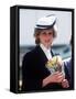 Princess Diana at Warrington May 1984-null-Framed Stretched Canvas