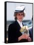 Princess Diana at Warrington May 1984-null-Framed Stretched Canvas