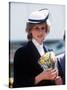 Princess Diana at Warrington May 1984-null-Stretched Canvas