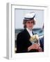 Princess Diana at Warrington May 1984-null-Framed Photographic Print