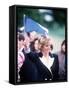 Princess Diana Attending a Pentathlon Near Windsor July 1988-null-Framed Stretched Canvas