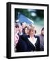 Princess Diana Attending a Pentathlon Near Windsor July 1988-null-Framed Photographic Print