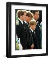 Princess Diana Funeral, September 6th 1997-null-Framed Premium Photographic Print