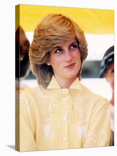 Princess Diana in Australia at St John's Ambulance Regional Center-null-Stretched Canvas