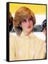 Princess Diana in Australia at St John's Ambulance Regional Center-null-Framed Stretched Canvas