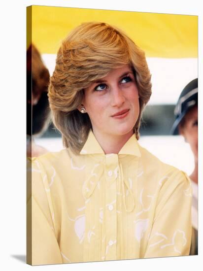 Princess Diana in Australia at St John's Ambulance Regional Center-null-Stretched Canvas