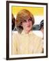 Princess Diana in Australia at St John's Ambulance Regional Center-null-Framed Premium Photographic Print