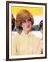 Princess Diana in Australia at St John's Ambulance Regional Center-null-Framed Photographic Print