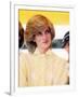 Princess Diana in Australia at St John's Ambulance Regional Center-null-Framed Photographic Print