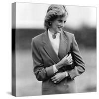 Princess Diana in Bedfordshire Visiting Disabled Children-Associated Newspapers-Stretched Canvas