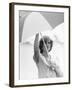 Princess Diana in Berkshire on a Stormy Day June 1985-null-Framed Photographic Print