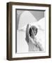 Princess Diana in Berkshire on a Stormy Day June 1985-null-Framed Photographic Print