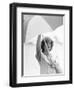 Princess Diana in Berkshire on a Stormy Day June 1985-null-Framed Photographic Print