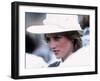 Princess Diana in Canada in Campbellton June 1983-null-Framed Photographic Print