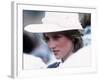 Princess Diana in Canada in Campbellton June 1983-null-Framed Photographic Print