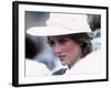 Princess Diana in Canada in Campbellton June 1983-null-Framed Photographic Print