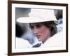 Princess Diana in Canada in Campbellton June 1983-null-Framed Photographic Print