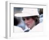 Princess Diana in Canada in Campbellton June 1983-null-Framed Photographic Print