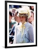 Princess Diana in Canada on Prince Edward Island June 1983-null-Framed Photographic Print