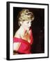 Princess Diana in Japan November 1990-null-Framed Photographic Print