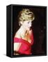 Princess Diana in Japan November 1990-null-Framed Stretched Canvas