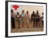 Princess Diana January 2001 Visits Landmine Victims at Orthopedic Centre Ruanda Angola-null-Framed Photographic Print