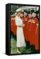 Princess Diana Meeting Pensioners at Royal Hospital Chelsea-Associated Newspapers-Framed Stretched Canvas
