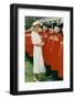 Princess Diana Meeting Pensioners at Royal Hospital Chelsea-Associated Newspapers-Framed Photo