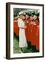 Princess Diana Meeting Pensioners at Royal Hospital Chelsea-Associated Newspapers-Framed Photo