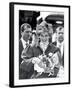 Princess Diana of Wales Arriving at Newcastle Central Station-null-Framed Photographic Print