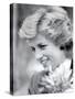 Princess Diana of Wales Visiting the Age Concern Day Centre in Durham-null-Stretched Canvas
