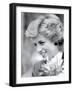 Princess Diana of Wales Visiting the Age Concern Day Centre in Durham-null-Framed Photographic Print