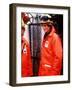 Princess Diana on the North Sea Oil Rig-null-Framed Photographic Print