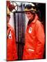 Princess Diana on the North Sea Oil Rig-null-Mounted Photographic Print