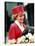 Princess Diana, on Walkabout During Visit Wearing Red Suit and Red Pillbox Hat, May 1989-null-Stretched Canvas