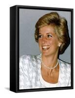 Princess Diana Patron of the British Lung Foundation-null-Framed Stretched Canvas