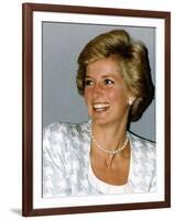 Princess Diana Patron of the British Lung Foundation-null-Framed Photographic Print