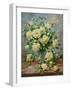 Princess Diana Roses in a Cut Glass Vase-Albert Williams-Framed Giclee Print