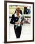 Princess Diana Royalty September 1991-null-Framed Photographic Print