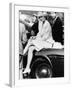 Princess Diana Sitting on Prince Charles Aston Martin Car at Smiths Lawn Windsor-null-Framed Photographic Print