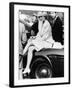 Princess Diana Sitting on Prince Charles Aston Martin Car at Smiths Lawn Windsor-null-Framed Photographic Print