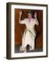 Princess Diana Visits Nottinghamshire Society For the Deaf, May 1990-null-Framed Photographic Print