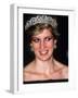 Princess Diana Visits Portugal at a Banquet Hosted by the President at Ajuda Palace-null-Framed Photographic Print