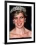 Princess Diana Visits Portugal at a Banquet Hosted by the President at Ajuda Palace-null-Framed Photographic Print