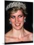 Princess Diana Visits Portugal at a Banquet Hosted by the President at Ajuda Palace-null-Mounted Photographic Print