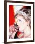 Princess Diana Visits Portugal at Banquet Hosted by the President-null-Framed Photographic Print